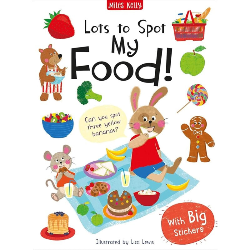LOTS TO SPOT BIG STICKER MY FOOD